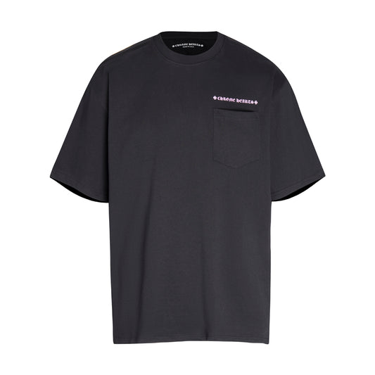 Chrome Hearts USA Script Logo Short Sleeve T-Shirt Tee 6050