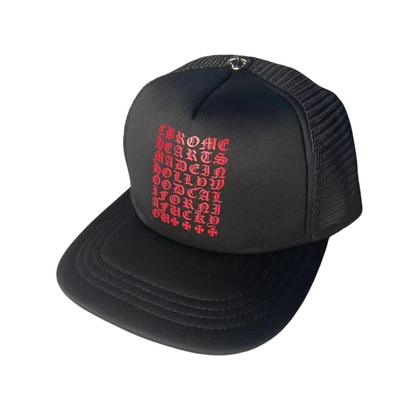 Chrome Hearts Eyechart Trucker Hat