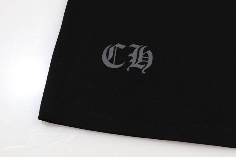 Chrome Hearts Orange Three-Cross Slogan Short Sleeve Tshirt 6129