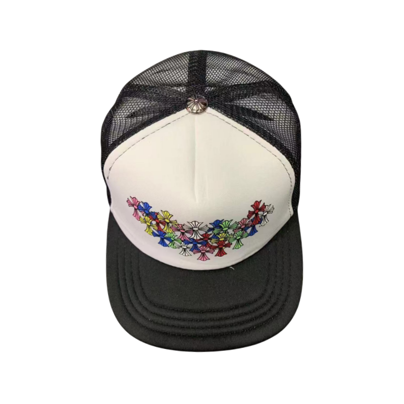 Chrome Hearts Multi Color Crosses Trucker Hat