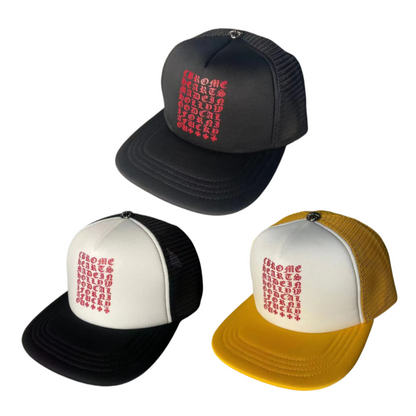 Chrome Hearts Eyechart Trucker Hat