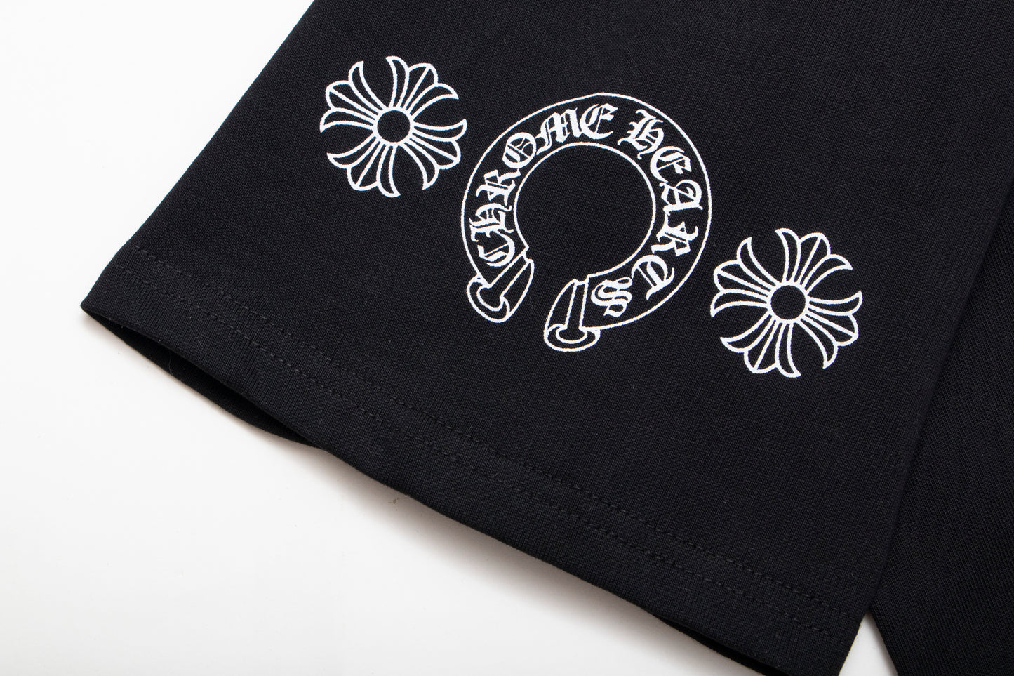 Chrome Hearts Script Dagger Logo Short Sleeve Tee 6025