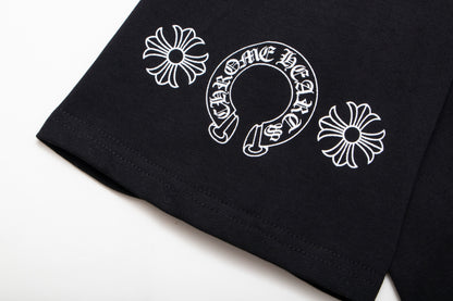 Chrome Hearts Script Dagger Logo Short Sleeve Tee 6025