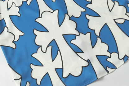 Chrome Hearts Cross short-sleeved casual shirt