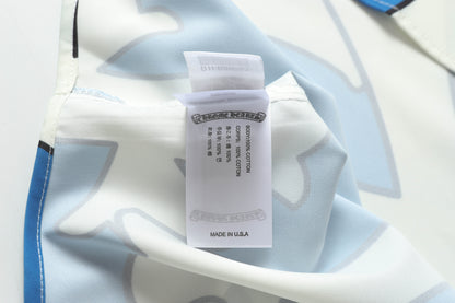 Chrome Hearts Cross short-sleeved casual shirt