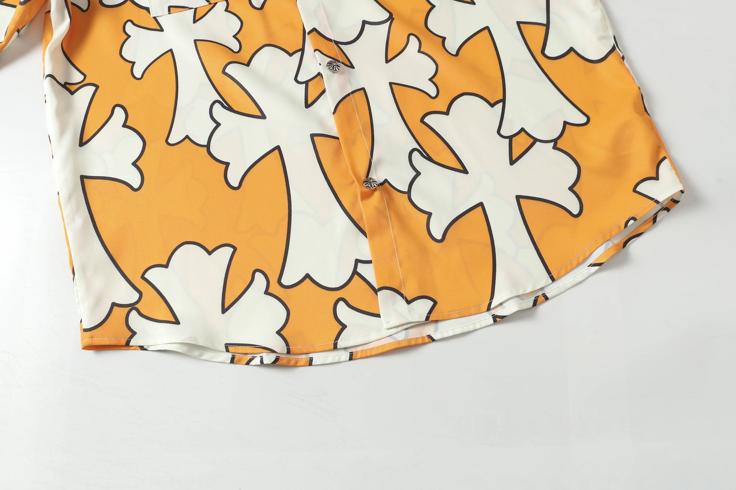 Chrome Hearts Cross short-sleeved casual shirt