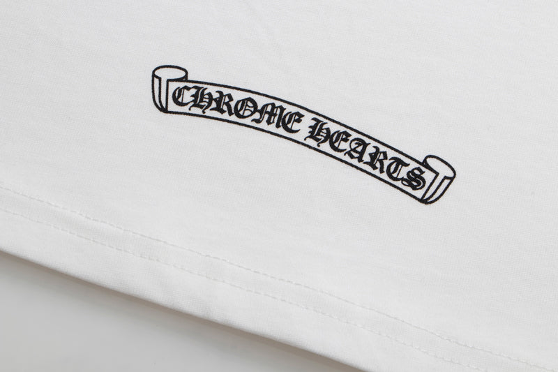 Chrome Hearts Neck Logo Cross Sleeve L/S T-shirt 9010