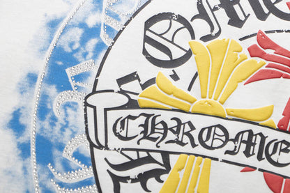 Chrome Hearts Sparkle Cross Artisan Rhinestone T-Shirt 6007