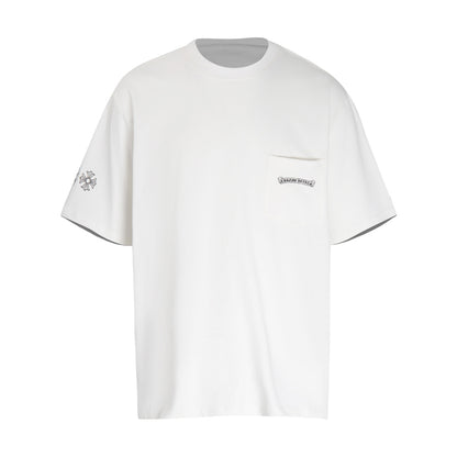 Chrome Hearts Multi-Color Cemetery Cross Short Sleeve T-shirt 6052