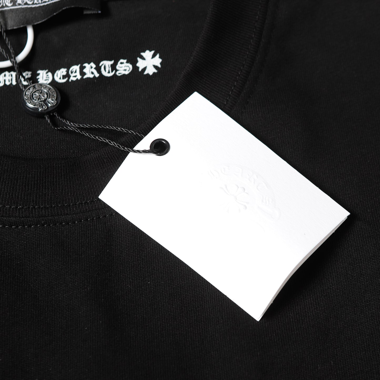 Chrome Hearts Cross & Horseshoe Print Round Neck T-Shirt 2270