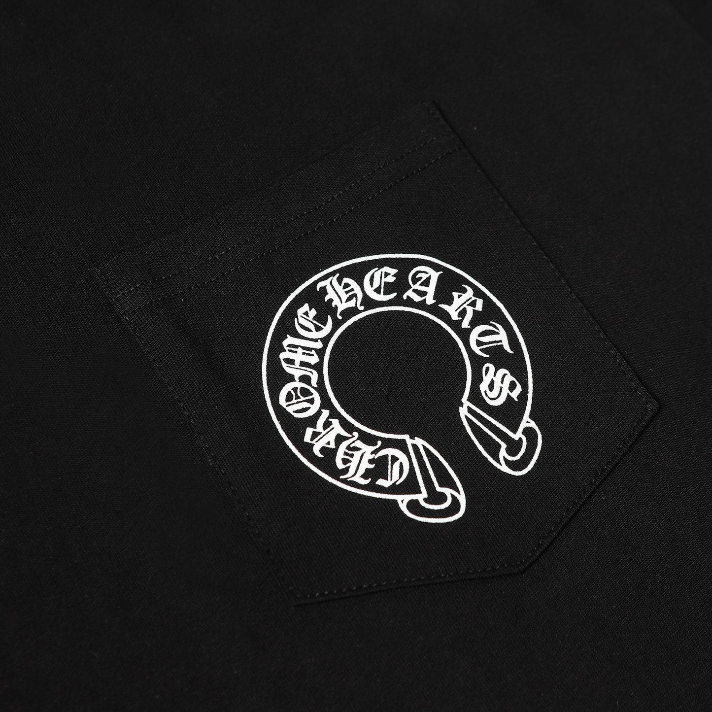 Chrome Hearts Cross & Horseshoe Print Round Neck T-Shirt 2270