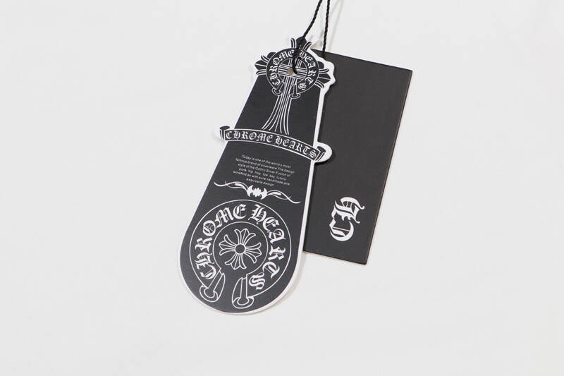 Chrome Hearts Orange Three-Cross Slogan Short Sleeve Tshirt 6129