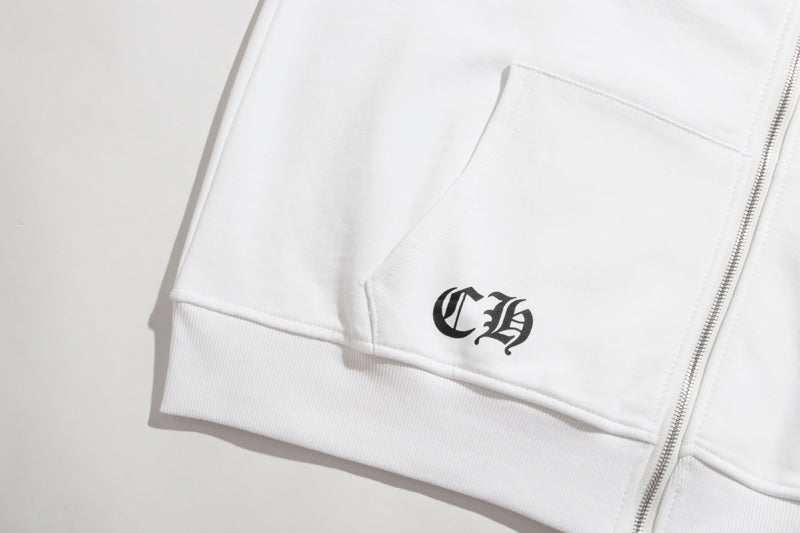 Chrome Hearts Los Angeles Exclusive Horseshoe Zip Up Hoodie 5009