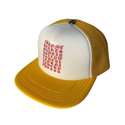 Chrome Hearts Eyechart Trucker Hat