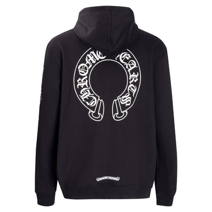 Chrome Hearts Horseshoe Floral Sleeve Zip Up Hoodie 5001
