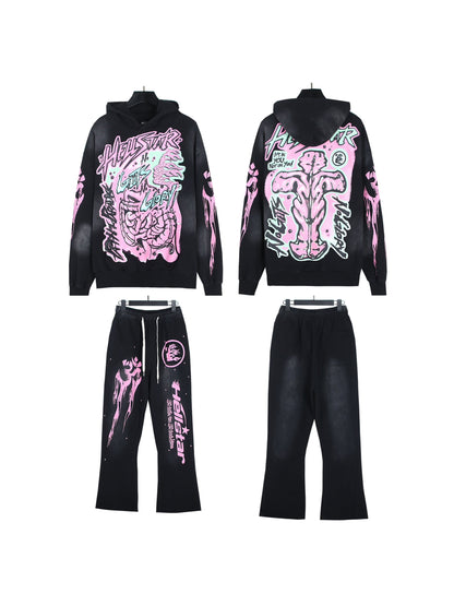 HE Studios New Hoodie and Pants Set 2051