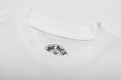 Chrome Hearts Script Dagger Logo Short Sleeve Tee 6025