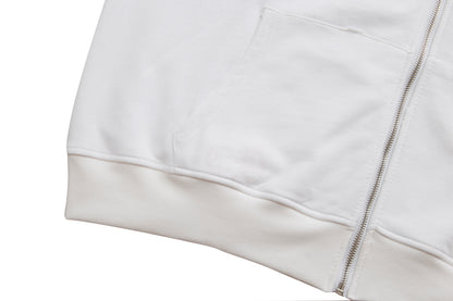 Chrome Hearts Horseshoe Floral Sleeve Zip Up Hoodie 5001