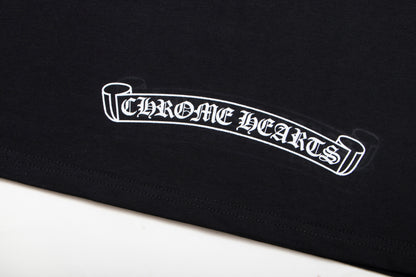Chrome Hearts Script Dagger Logo Short Sleeve Tee 6025
