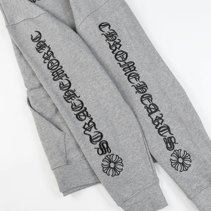 Chrome Hearts Script Logo Classic Zip Up Hoodie 9811