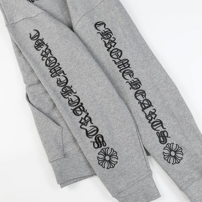 Chrome Hearts Script Logo Classic Zip Up Hoodie 9811