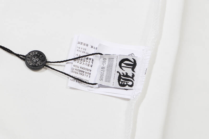 Chrome Hearts Orange Three-Cross Slogan Short Sleeve Tshirt 6129