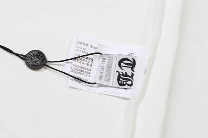 Chrome Hearts Orange Three-Cross Slogan Short Sleeve Tshirt 6129