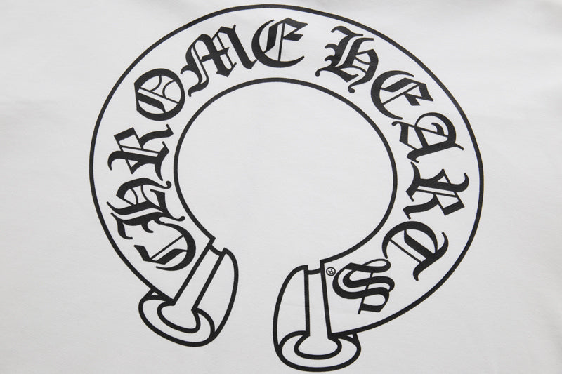 Chrome Hearts Horseshoe Floral Sleeve Zip Up Hoodie 5001