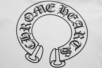 Chrome Hearts Horseshoe Floral Sleeve Zip Up Hoodie 5001