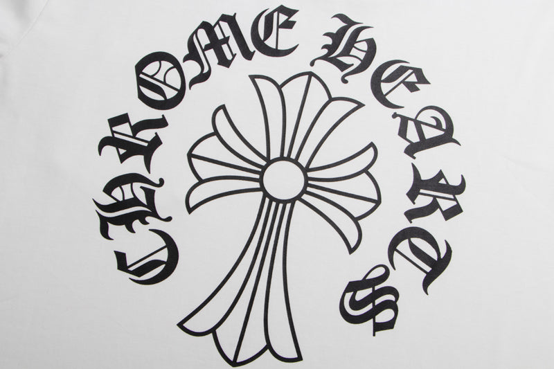 Chrome Hearts Neck Logo Cross Sleeve L/S T-shirt 9010