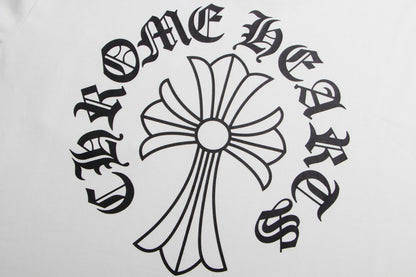 Chrome Hearts Neck Logo Cross Sleeve L/S T-shirt 9010