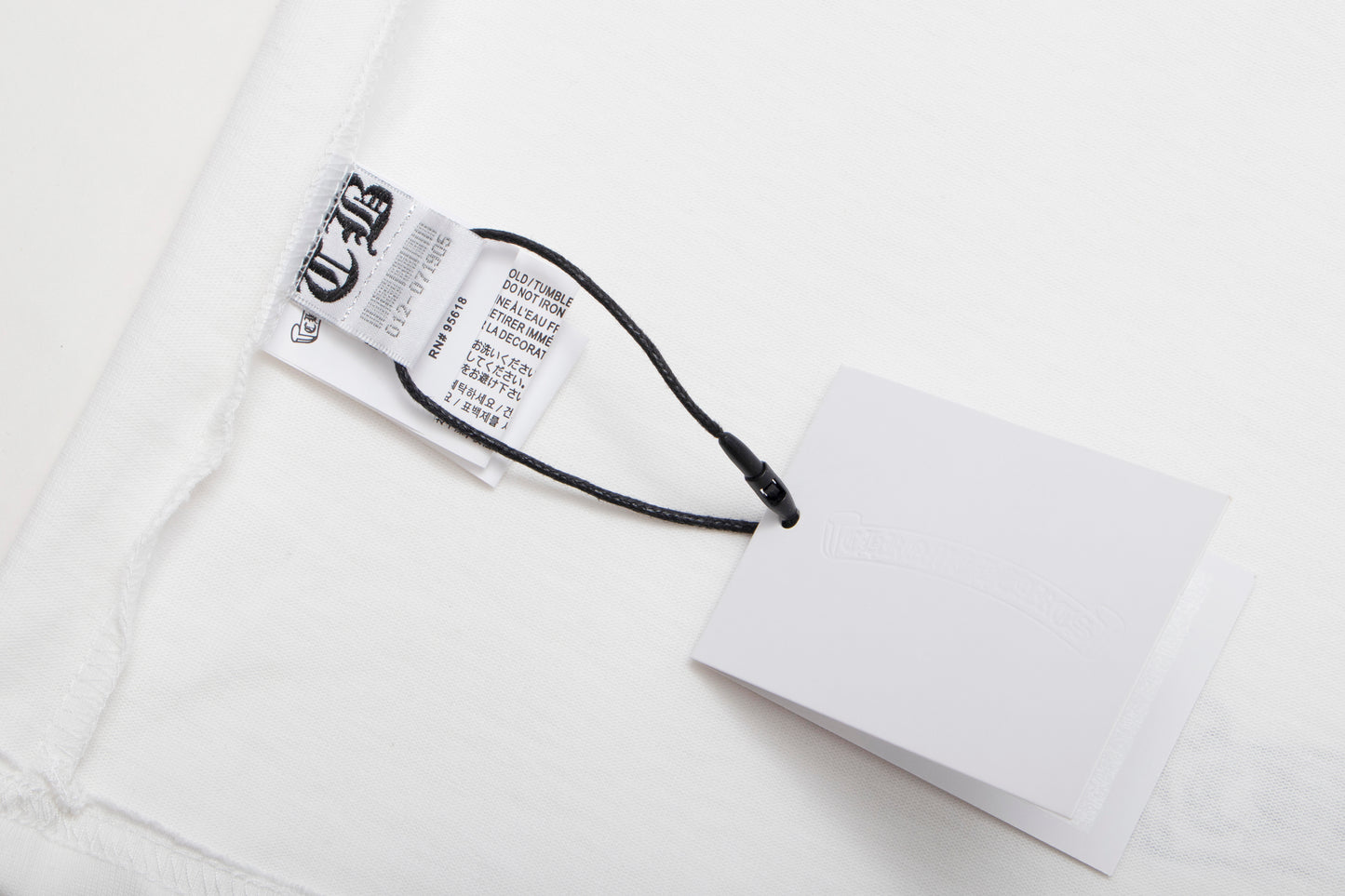 Chrome Hearts Script Dagger Logo Short Sleeve Tee 6025