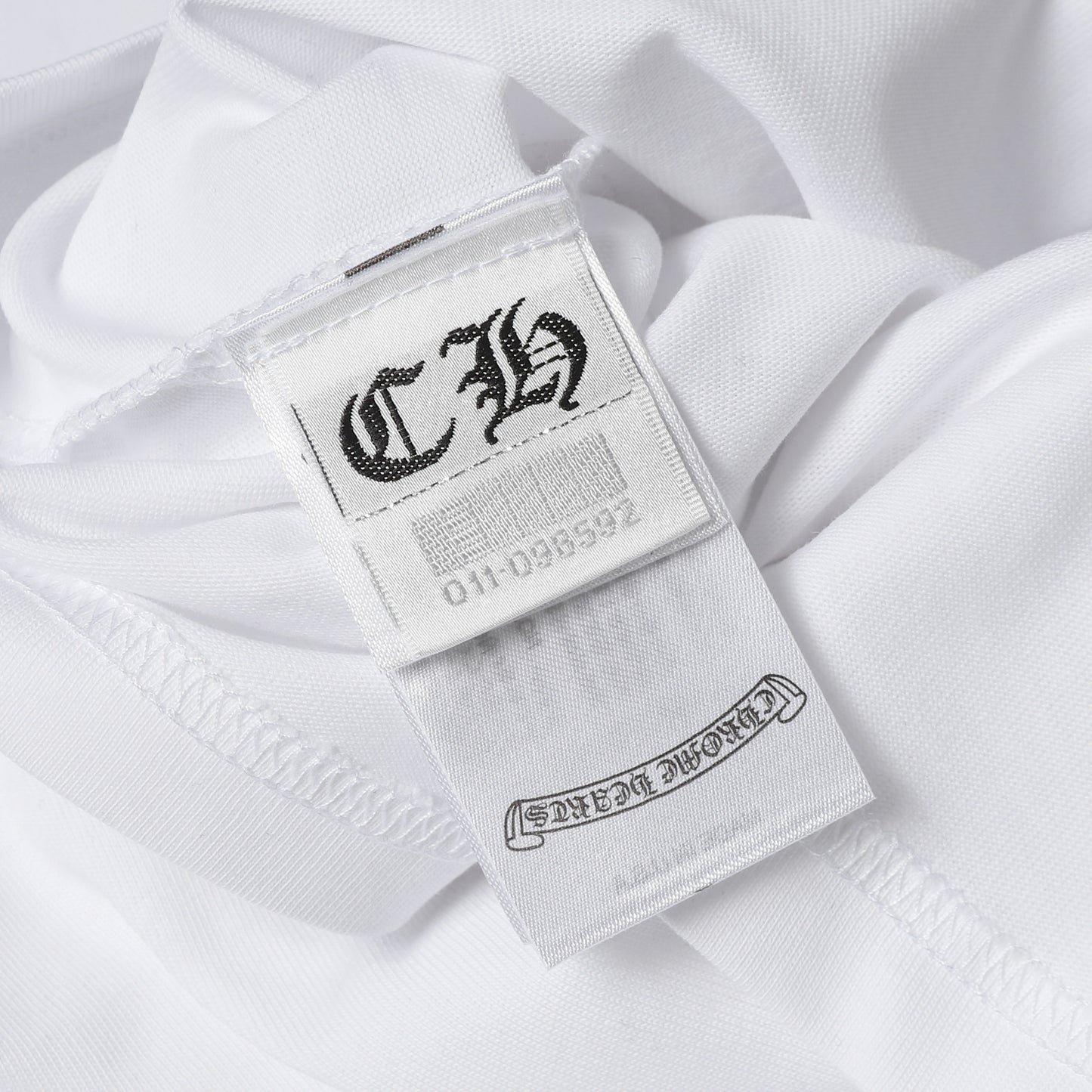 Chrome Hearts Cross & Horseshoe Print Round Neck T-Shirt 2270