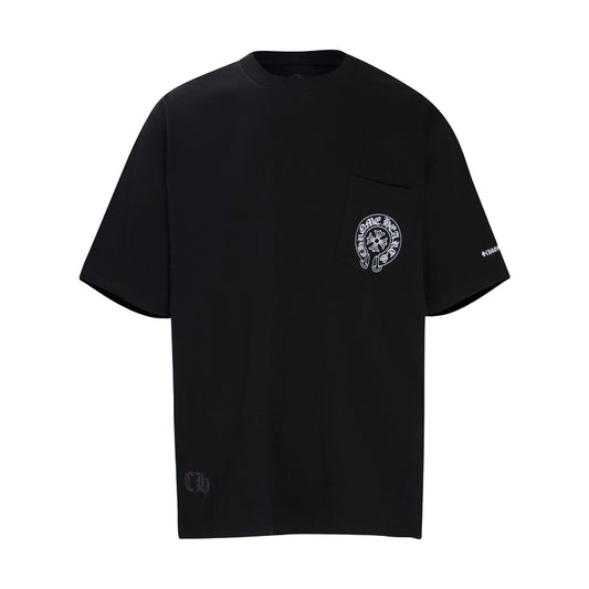Chrome Hearts Classic Horseshoe Logo Short Sleeve T-shirt 6013