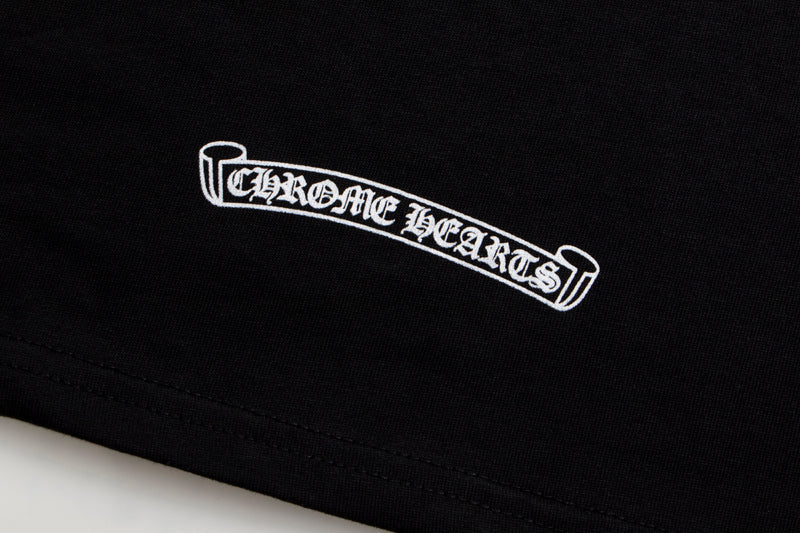 Chrome Hearts Neck Logo Cross Sleeve L/S T-shirt 9010