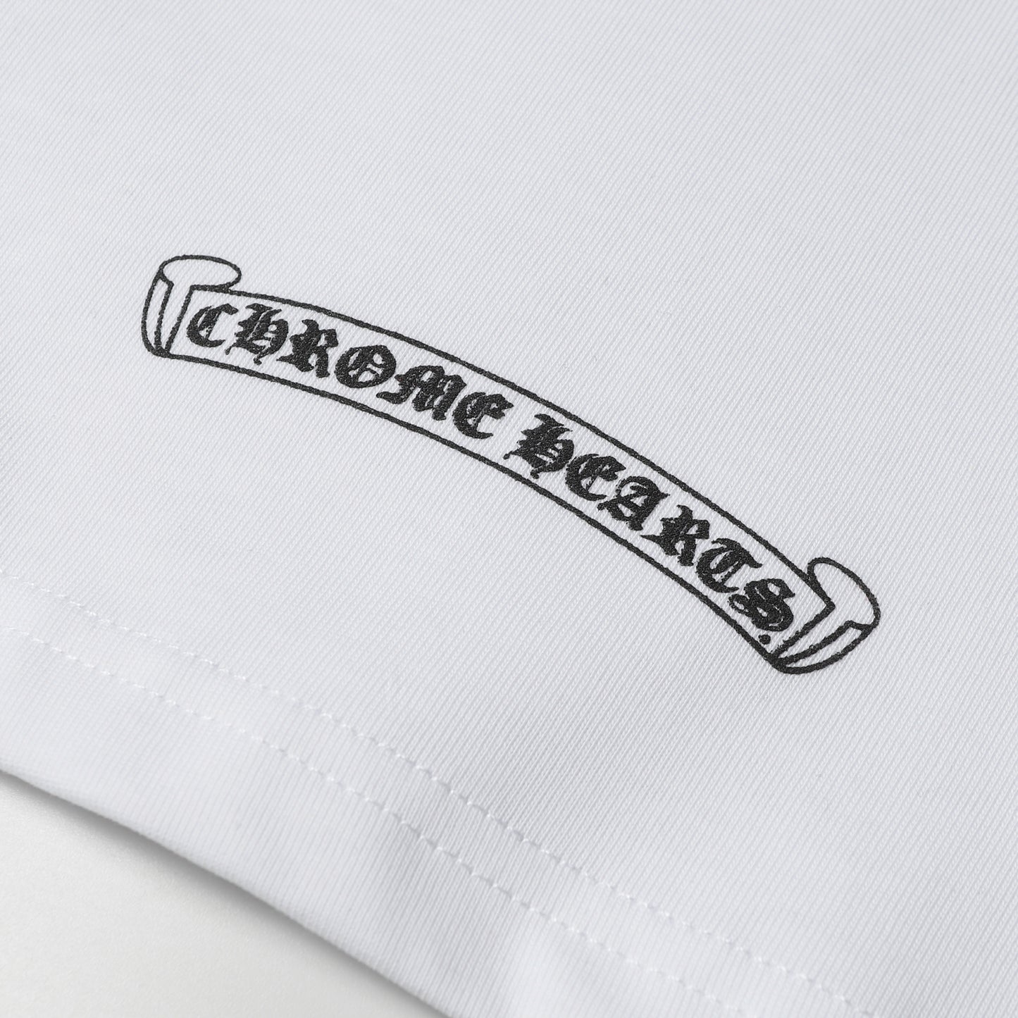 Chrome Hearts Cross & Horseshoe Print Round Neck T-Shirt 2270