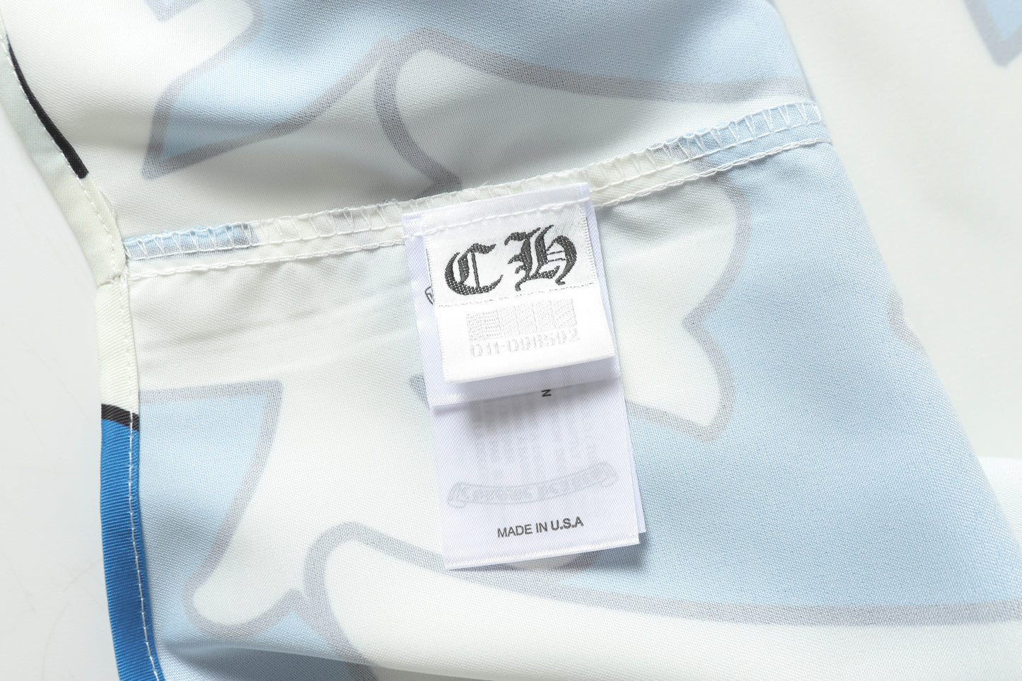 Chrome Hearts Cross short-sleeved casual shirt