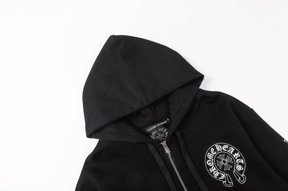 Chrome Hearts New Zip Up Hoodie -8515